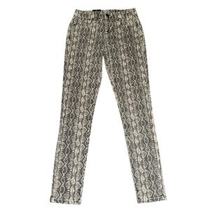 [BLANKNYC] The Reade Crop Skinny Jeans Size 24 Snakeskin Print NWT